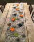 Hand Felted Wool Halloween Spider Web Table Runner - 14x72" - ARCADIA HOME